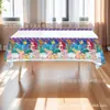 Toalhas de Mesa de Desenho Mais Vendidas do Fabricante para Decorações de Festa de Aniversário Infantil, Toalhas de Mesa Retangulares Descartáveis, Toalhas de Mesa para Banquete, Vários Estilos