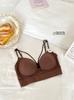 Nuevo Sujetador de Chica Caliente con Mariposa Hueca y Cuello en V, Hermoso Chaleco, Ropa Interior Sin Costuras de Alta Calidad, Tirante, Almohadilla en el Pecho, Tirante Interior