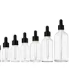Ventas Directas de Fábrica de Botellas Transparentes de Vidrio para Aceites Esenciales, Botellas Dosificadoras Cosméticas, Botellas de Muestra para Viaje, Exquisitas y Portátiles, Soporte para Producción