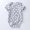 Nuevo Mono Tipo a de Bebé Ins Verano Lindo Algodón Puro 0-2 Años Manga Corta Traje para Gatear Marca Ropa Infantil