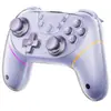 Controlador sem fio Switch para PC Bluetooth Controlador de Jogo Universal Carcaça Dupla Hall Duplo Luz RGB Compatível com Veículos Elétricos