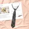 [Entrega Rápida] Blusa jk Black Tie Xadrez Estilo College Casal Gola Retro dk Meninos Grátis