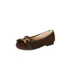 Zapatos Planos para Mujer de Suela Blanda, Cómodos y de Moda, Novedad Otoño e Invierno 2025, Puntera Redonda, Suela Plana, Peludos, Dulces, Boca Baja