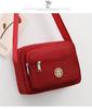 Bolso de Hombro Impermeable Oxford para Mujer Nuevo Ligero Gran Capacidad Estilo Coreano Casual Multicapa Bolso Cruzado para Madres de Mediana Edad y Mayores