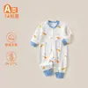 Mameluco de Otoño e Invierno para Bebé Bata de Algodón Antibacterial de Manga Larga para Bebé Otoño Categoría A para Niños Traje para Gatear para Recién Nacido