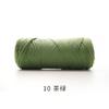 Ruyiniao Hilo de 2 mm Hebra Redonda Hilo de Algodón Hueco Tejido a Mano DIY Material para Bolsas Hilo Grosor Medio Bola de Lana Crochet