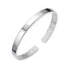 Pulsera de Moda Estilo Coreano de Trébol de Cuatro Hojas para Mujer, Pulsera Abierta Brillante de Lujo Ligero, Pulsera Sencilla, Regalo para Novia y Mejor Amiga