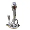Escultura de Caballo de Acero Inoxidable Caballo Galopando Espejo Animal Adorno Tridimensional Plaza de la Ciudad Comunidad Gota de Agua Escultura de Fuente de Agua