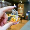 Tamanho pequeno Garrafa de Areia de Unicórnio Flash Mini Pingente de Cristal Decoração Decorativa Enfeites Transparentes Saco Surpresa Caixa Surpresa Presente