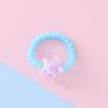 Anillo de Cuentas Adorno para el Pulgar para Niños con Elástico Ajustable Color Caramelo Estrella Lindo Adornos de Mano Venta al por Mayor en Stock