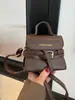 Bolsa Pequena Popular para Mulheres, Nova Bolsa de Ombro Transversal Retro Fosca Outono/Inverno 2025, Bolsa Pequena Quadrada Simples e Estilosa
