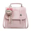 Mochila Coreana Retro Estampada Estilo Universitario, Casual y Versátil, Se Puede Usar como Bolso de Hombro o Bolso Cruzado, Adecuada para Viajar al Trabajo y Uso Diario
