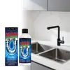 Limpador de Ralo JUE FISH - Limpa canos entupidos em banheiros e cozinhas, dissolve gordura e obstruções, e deixa um aroma fresco