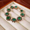 Collar Retro Vintage de Estilo Cortesano, Cadena Única y Elegante para la Clavícula, Joyería de Moda de Gama Alta al por Mayor para Mujeres