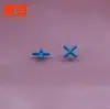 G4T20204 Conector de Cuatro Vías para Tubo Azul Agujero de 2 mm Montaje de Cuatro Vías Diámetro Exterior 4 mm Conector de Cuatro Vías Mini Piezas para Producción Pequeña