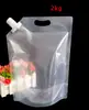 Bolsa con Boquilla Auto-Soportante para Bebidas Líquidas Bolsa para Leche Bolsa de Empaque para Alimentos Empaque Compuesto Sellado Espesado de Grado Alimenticio