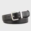 Cinturón de cuero genuino para mujer, elegante cinturón de piel de vaca para dama, simple y versátil, adecuado para combinar con jeans y faldas, cinturón de piel de vaca para mujer al por mayor