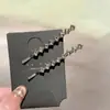 Estilo Minimalista, Alto Valor Estético, Pasador Exquisito, Accesorio para el Cabello de Aleación con Pedrería, Pinza para Flequillo Frontal, Pinza Lateral para Cabello Suelto
