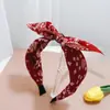 2025 Nuevo Estilo Étnico de Oreja de Lazo Ancho Paisley Pasador para el Cabello Oreja Diadema Tocado Nicho Versátil