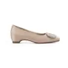 Zapatos de salón de cuña oculta para mujer 2026 nuevo hebilla cuadrada pedrería franceses súper bonitos boca poco profunda negros súper atractivos zapatos Mary Jane