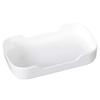Vajilla de melamina imitación porcelana blanca plato para buffet de olla caliente plato para barbacoa plato cuadrado plato de plástico resistente a caídas comercial