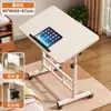 Mesa de Estudio Ajustable Educativa para Estudiantes, Pizarra para Escribir y Dibujar para Estudiantes, Mesa Simple Móvil, Mesa para Laptop de Dormitorio