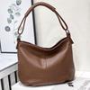 Bolsa Tote de Couro Genuíno de Luxo para Mulheres, Bolsa de Couro de Vaca de Primeira Camada, Bolsa para Mamãe, Bolsa de Ombro, Bolsa Transversal, Bolsa Versátil para Mulheres