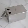 Separador de óleo e água hotel catering aço inoxidável armadilha de gordura filtro cozinha esgoto comercial pequeno filtro de óleo-água