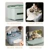 Caja de pañuelos para el hogar, sala de estar, mesa de centro, comedor, simple, lujo ligero, multifunción, almacenamiento de control remoto, caja de pañuelos, cajón para pañuelos
