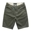 Shorts Casuais de Verão da Moda para Homens com Cinto, Shorts Cargo Retrô Retos Largos, Shorts Esportivos de Cor Sólida de Comprimento Médio