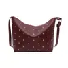 Bolsa de Bolinho da Moda Minimalista Texturizada Casual para o Dia a Dia, Nova Bolsa de Ombro Transversal Única Feminina Estilo Outono