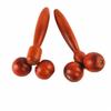 Asa de frango Madeira massageador de corpo inteiro com rolos massageador de rolo de roda dupla massageador de bastão de rolo de madeira fabricantes