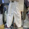 Pantalones de Papá de Verano para Mujer Cubre-Carne Delgados de Cintura Alta con Pierna Estilo Coreano Talla Grande Gordo M300 Jin Casual Bloomers