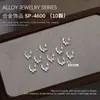 Accesorios para Uñas Artísticas Francesa Media Luna Aleación Mariposa Hueca Tridimensional Colgante DIY Usable en Uña Diamante Grande Decoraciones para Uñas