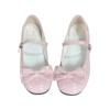 Nudo de corazón original lindo versátil zapatos de lazo punta redonda zapatos planos Lolita suela blanda zapatos de estudiante