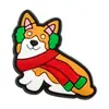Decoración Lindo Perro Shiba Inu Charms para Zapatos Dibujo Animado Mascota Linda Hebillas para Zuecos Accesorios para Zapatos DIY Accesorios para Zapatos de Goma Suave PVC