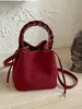 Elegante y versátil bolso tipo cubo de moda para mujer, nuevo modelo de otoño 2026, bolso de hombro y cruzado casual de gran capacidad