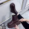 Venda Quente Novos Botins Chelsea Moda 2026 Tendência de Moda Outono Inverno Mais Veludo Novo Estilo Sola Grossa Aumento de Altura Botas Curtas