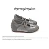 Aumento de Altura Interior de 6.0 cm ~ Zapatos Mary Jane Retro de Ballet para Mujer Verano 2026 Nuevos Zapatos Casuales de Cuero Genuino de Boca Baja