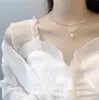 Aliexpress Colar com Pingente de Coração de Pêssego Moda Feminina Tendência Design Simples Nicho Corrente para Clavícula Colar Curto Atacado