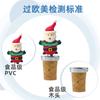 Venta al por mayor de fábrica letra Tapón de vino de corcho Tapón de vino de Papá Noel Tapón de champán Tapón de vino Tapón de vino Tapa de vino