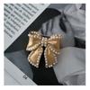 Broche de Lazo, Hebilla de Bufanda de Seda de Alta Gama y Alta Gama, Ramillete, Alfiler de Perla, Accesorios, Flor, Lujo Accesible para Mujeres