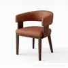 Mesa de jantar de restaurante de hotel cinco estrelas, mesa de ardósia para clube de lazer de luxo, conjunto de mesa e cadeira para restaurante comercial de jantar e chá