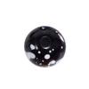 Acrílico Graffiti Salpicadura Tinta Lunares Bola DIY Material de Joyería Llavero Collar con Cuentas Colgante Accesorios Venta al por Mayor