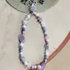 Jingdezhen Cerámica Dulce Estrella de Mar Vieira Moda Cadena para Teléfono Móvil Cuerda Colgante para Bolso de Cámara Nuevo para Mujer Venta al por Mayor