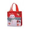 Bolsas de Tela No Tejida Navideñas Bolsas Tote Coloridas Impresas Bolsas para Empaque de Regalo de Fiesta Bolsas para Dulces de Halloween al por Mayor