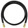 Manguera de Refrigerante de 1/2" con Conector de 3/8" a 1/4" Actualización con Válvula de Núcleo Visible de 1/4" y 5/16" de Fábrica