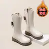 Children's Long Boots Girls Boots 2026 High Boots Not Over Knee Riding Boots Plus Velvet Warm Autumn Winter Children's Long Boots