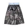 Amazon Ins Moda Juvenil Harajuku Tendencia Moda Falso Dos Piezas Shorts Casuales Ropa Gótica para Hombre Europea y Americana