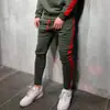Nuevos pantalones deportivos y casuales para hombre, de exterior, a rayas, color liso